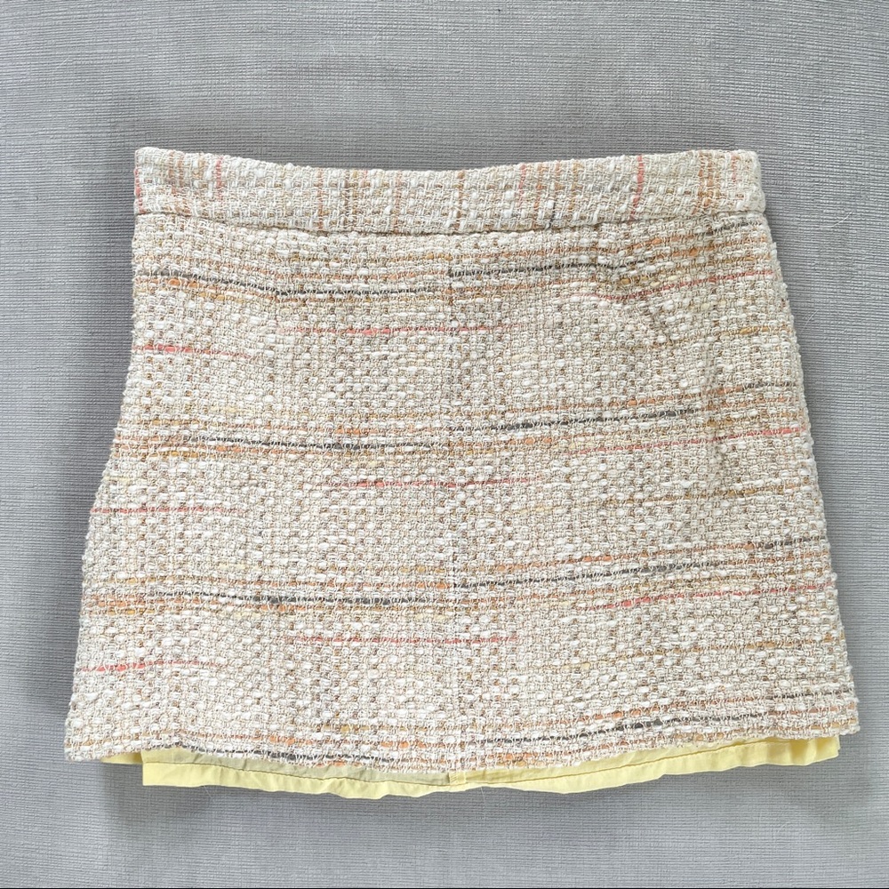 Theory Tweed Mini Skirt